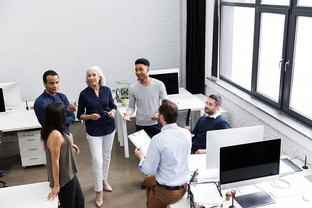 Our development team working