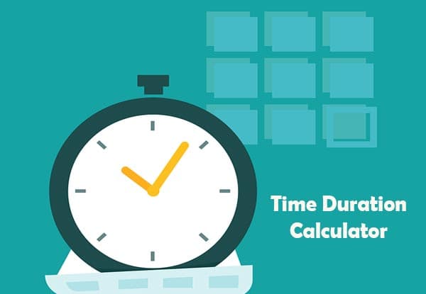 Online time duration calculator